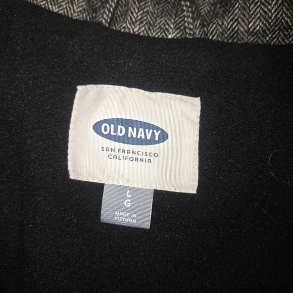 Old Navy Women's Charcoal Quilted Vest - Picture 2 of 8